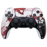 eXtremeRate Blood Zombie Left Right Front Housing Shell with Touchpad Compatible with ps5 Edge Controller, DIY Replacement Faceplate Shell Custom Touch Pad Cover Compatible with ps5 Edge Controller - MLREGT012