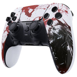 eXtremeRate Blood Zombie Left Right Front Housing Shell with Touchpad Compatible with ps5 Edge Controller, DIY Replacement Faceplate Shell Custom Touch Pad Cover Compatible with ps5 Edge Controller - MLREGT012