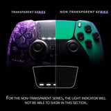 eXtremeRate Chameleon Green Purple Left Right Front Housing Shell with Touchpad Compatible with ps5 Edge Controller, DIY Replacement Faceplate Shell Custom Touch Pad Cover Compatible with ps5 Edge Controller - MLREGP010