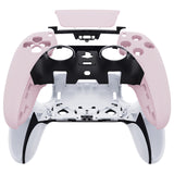 eXtremeRate Cherry Blossoms Pink Left Right Front Housing Shell with Touchpad Compatible with ps5 Edge Controller, DIY Replacement Faceplate Shell Custom Touch Pad Cover Compatible with ps5 Edge Controller - MLREGP009