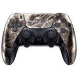 eXtremeRate Dragon Scroll Left Right Front Housing Shell with Touchpad Compatible with ps5 Edge Controller, DIY Replacement Faceplate Shell Custom Touch Pad Cover Compatible with ps5 Edge Controller - MLREGT017