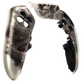 eXtremeRate Dragon Scroll Left Right Front Housing Shell with Touchpad Compatible with ps5 Edge Controller, DIY Replacement Faceplate Shell Custom Touch Pad Cover Compatible with ps5 Edge Controller - MLREGT017