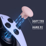 eXtremeRate Cherry Blossoms Pink Replacement Swappable Thumbsticks for PS5 Edge Controller, Custom Interchangeable Analog Stick Joystick Caps for PS5 Edge Controller - Controller & Thumbsticks Base NOT Included - P5J115
