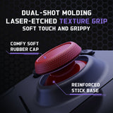 eXtremeRate Replacement Thumbsticks with Original Touch Sensing for Steam Deck LCD & OLED - Carmine Red - GGBSDM004