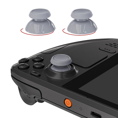 eXtremeRate Replacement Thumbsticks with Original Touch Sensing for Steam Deck LCD & OLED - New Hope Gray - GGBSDM007