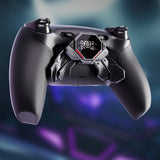 eXtremeRate SPARK Back Paddles Kit with OLED Display & Clicky Trigger Stops & Ergonomic Grips for PS5 Controller BDM-030/040/050/060 - Rubberized Black - MZNPFU001M3