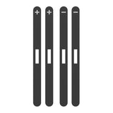 eXtremeRate Side Rail Slot Sticker for Nintendo Switch 2 Console - Shadow Gray - DDBNT191