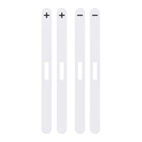 eXtremeRate Side Rail Slot Sticker for Nintendo Switch 2 Console - White - DDBNT192