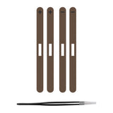 eXtremeRate Side Rail Slot Sticker for Nintendo Switch 2 Console - Wood Grain Brown - DDBNT197