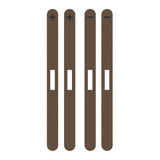 eXtremeRate Side Rail Slot Sticker for Nintendo Switch 2 Console - Wood Grain Brown - DDBNT197
