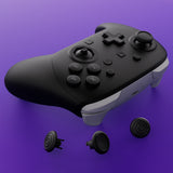 eXtremeRate ThumbsGear Interchangeable Ergonomic Thumbsticks for Nintendo Switch 2 Pro Controller - Black - YZDPTM001