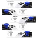 eXtremeRate ThumbsGear Interchangeable Thumbsticks for PS5 Edge Controller - Blue - XCKEGM006