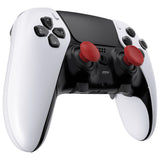 eXtremeRate ThumbsGear Interchangeable Thumbsticks for PS5 Edge Controller - Carmine Red - XCKEGM004