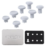 eXtremeRate ThumbsGear Interchangeable Thumbsticks for PS5 Edge Controller - Original White - XCKEGM002