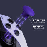 eXtremeRate ThumbsGear Interchangeable Thumbsticks for PS5 Edge Controller - Purple - XCKEGM005