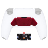 eXtremeRate Turn RISE to RISE4 Kit – Redesigned Volcanic Red Atomic Purple K1 K2 K3 K4 Back Buttons Housing & Remap PCB Board for PS5 Controller eXtremeRate RISE & RISE4 Remap kit - Controller & Other RISE Accessories NOT Included - VPFM5011P