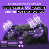 eXtremeRate Light Version Whole Clicky Kit V2 for PS5 Controller BDM-050 Shoulder Face Buttons, Micro Switch L2R2 Clicky Hair Trigger Kit and Tactile L1R1 Face Buttons Mouse Click for PS5 Controller - PFMD018V2