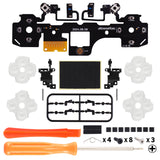 eXtremeRate Light Version Whole Clicky Kit V2 for PS5 Controller BDM-050 Shoulder Face Buttons, Micro Switch L2R2 Clicky Hair Trigger Kit and Tactile L1R1 Face Buttons Mouse Click for PS5 Controller - PFMD018V2