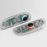eXtremeRate D-Pad Version Replacement Full Set Shell Case with Buttons for Joycon 2 of Nintendo Switch 2 - Deluxe Version - Clear - SZMNTM004
