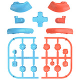 eXtremeRate DIY Replacement Full Set Buttons for Nintendo Switch 2 - Blue & Orange - BEWNTM013
