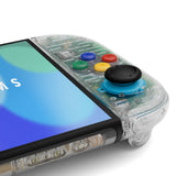 eXtremeRate DIY Replacement Full Set Shells with Buttons for Nintendo Switch 2 - Deluxe Version - Clear - QGRNTM006