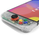 eXtremeRate DIY Replacement Full Set Shells with Buttons for Nintendo Switch 2 - Deluxe Version - Clear - QGRNTM006