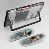 eXtremeRate DIY Replacement Full Set Shells with Buttons for Nintendo Switch 2 - Deluxe Version - Clear - QGRNTM006
