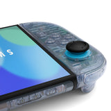 eXtremeRate DIY Replacement Full Set Shells with Buttons for Nintendo Switch 2 - Deluxe Version - Clear Glacier Blue - QGRNTM003