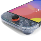 eXtremeRate DIY Replacement Full Set Shells with Buttons for Nintendo Switch 2 - Deluxe Version - Clear Glacier Blue - QGRNTM003