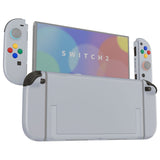 eXtremeRate DIY Replacement Full Set Shells with Buttons for Nintendo Switch 2 - Deluxe Version - New Hope Gray - QGRNTM011