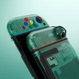 eXtremeRate DIY Replacement Full Set Shells with Buttons for Nintendo Switch 2 - Essence Version - Emerald Green - RHANTM004
