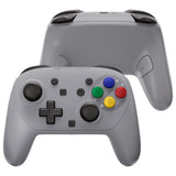 eXtremeRate DIY Replacement Full Set Shells with Buttons for Nintendo Switch 2 Pro Controller - SFC SNES Classic EU - QGSPTY002
