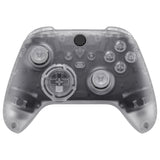eXtremeRate Transparent Clear Controller Full Set Housing Shell Case w/ Buttons for Xbox Series X/S, Custom Replacement Side Rails Front Back Plate Cover for Xbox Series S & Xbox Series X Controller - QX3M501