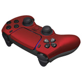 eXtremeRate LUNA Redesigned Front Shell with Touchpad for PS5 Controller BDM-010/020/030/040/050/060 - Scarlet Red - GHPFP002G4