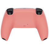 eXtremeRate Custom Back Housing Bottom Shell Compatible with PS5 Controller BDM-010/020/030/040/050 - Coral - DPFP3026