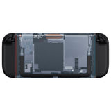eXtremeRate Replacement DIY Rear Back Plate for Nintendo Switch 2 Handheld Console  (Without Kickstand) - Clear Glacier Blue - GLTNTM003