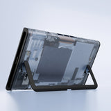 eXtremeRate Replacement DIY Rear Back Plate for Nintendo Switch 2 Handheld Console  (Without Kickstand) - Clear Glacier Blue - GLTNTM003