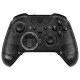 eXtremeRate Replacement Front Housing Shell Case for Xbox One Elite Series 2 & Elite 2 Core Controller (Model 1797) - Clear Black - ELM508