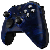 eXtremeRate Replacement Front Housing Shell Case for Xbox One Elite Series 2 & Elite 2 Core Controller (Model 1797) - Clear Blue - ELM507