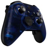 eXtremeRate Replacement Front Housing Shell Case for Xbox One Elite Series 2 & Elite 2 Core Controller (Model 1797) - Clear Blue - ELM507