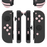 eXtremeRate Replacement ABXY Direction Keys SR SL L R ZR ZL Trigger Buttons, Full Set Buttons for NS Switch JoyCon & OLED JoyCon - Cherry Blossoms Pink - AJ206