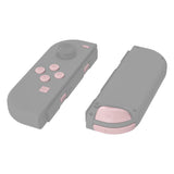eXtremeRate Replacement ABXY Direction Keys SR SL L R ZR ZL Trigger Buttons, Full Set Buttons for NS Switch JoyCon & OLED JoyCon - Cherry Blossoms Pink - AJ206
