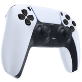 eXtremeRate Replacement D-pad R1 L1 R2 L2 Triggers Share Options Face Buttons, Black Full Set Buttons Compatible with ps5 Controller BDM-010 & BDM-020 - JPF1009G2