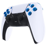 eXtremeRate Replacement D-pad R1 L1 R2 L2 Triggers Share Options Face Buttons, Clear Blue Full Set Buttons Compatible with ps5 Controller BDM-010 & BDM-020 - JPF3004G2