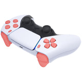 eXtremeRate Replacement D-pad R1 L1 R2 L2 Triggers Share Options Face Buttons, Coral Full Set Buttons Compatible with ps5 Controller BDM-010 & BDM-020 - JPF1020G2