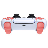 eXtremeRate Replacement D-pad R1 L1 R2 L2 Triggers Share Options Face Buttons, Coral Full Set Buttons Compatible with ps5 Controller BDM-010 & BDM-020 - JPF1020G2