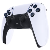 eXtremeRate Replacement D-pad R1 L1 R2 L2 Triggers Share Options Face Buttons, Midnight Blue Full Set Buttons Compatible with ps5 Controller BDM-010 & BDM-020 - JPF1014G2