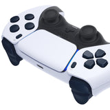 eXtremeRate Replacement D-pad R1 L1 R2 L2 Triggers Share Options Face Buttons, Midnight Blue Full Set Buttons Compatible with ps5 Controller BDM-010 & BDM-020 - JPF1014G2