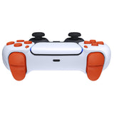 eXtremeRate Replacement D-pad R1 L1 R2 L2 Triggers Share Options Face Buttons, Orange Full Set Buttons Compatible with ps5 Controller BDM-010 & BDM-020 - JPF1004G2