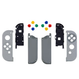 eXtremeRate SFC SNES Classic EU Style Joycon Handheld Controller Housing with Coloful Buttons, DIY Replacement Shell Case for NS Switch JoyCon & OLED JoyCon – Joycon and Console NOT Included - CT118